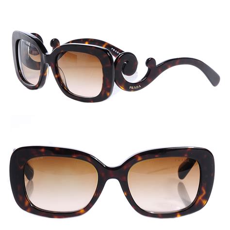 prada 52mm round baroque sunglasses|prada baroque sunglasses tortoiseshell.